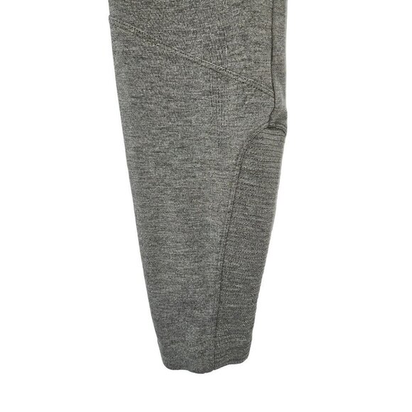 Athleta Ponte Moto 2.0 Legging Pants Zippers Skinny Ankle Mid Rise Women 10 Gray - Picture 12 of 16